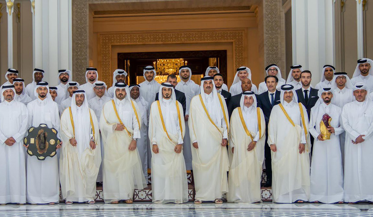 HH the Amir Holds Luncheon Banquet for 2024 Amir Cup Champion, Runner-up
